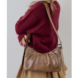 ブラウン | タックハーフムーンバッグ | RMAF NICE CLAUP / OLIVE des OLIVE