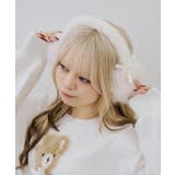 リボンファーイヤーマフ | RMAF　NICE CLAUP / OLIVE des OLIVE | 詳細画像1 