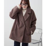 【シャギー素材で上品見え】シャギーダブルテーラージャケット | RMAF NICE CLAUP / OLIVE des OLIVE | 詳細画像19
