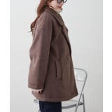 【シャギー素材で上品見え】シャギーダブルテーラージャケット | RMAF NICE CLAUP / OLIVE des OLIVE | 詳細画像23
