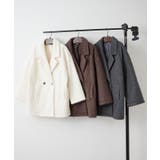 【シャギー素材で上品見え】シャギーダブルテーラージャケット | RMAF NICE CLAUP / OLIVE des OLIVE | 詳細画像28