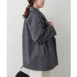【シャギー素材で上品見え】シャギーダブルテーラージャケット | RMAF NICE CLAUP / OLIVE des OLIVE | 詳細画像5