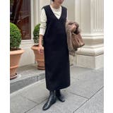 ボアVネックワンピース | RMAF NICE CLAUP / OLIVE des OLIVE | 詳細画像1
