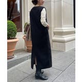 ボアVネックワンピース | RMAF NICE CLAUP / OLIVE des OLIVE | 詳細画像4