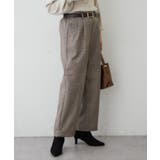 ボンディング裏起毛チェックパンツ | RMAF NICE CLAUP / OLIVE des OLIVE | 詳細画像7