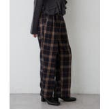 ボンディング裏起毛チェックパンツ | RMAF NICE CLAUP / OLIVE des OLIVE | 詳細画像12