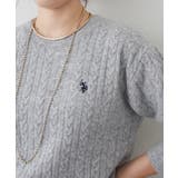 【U.S. POLO ASSN. ×RMAF】ケーブルプルオーバー | RMAF NICE CLAUP / OLIVE des OLIVE | 詳細画像25