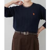 【U.S. POLO ASSN. ×RMAF】ケーブルプルオーバー | RMAF NICE CLAUP / OLIVE des OLIVE | 詳細画像31