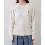 【U.S. POLO ASSN. ×RMAF】ケーブルプルオーバー | RMAF NICE CLAUP / OLIVE des OLIVE | 詳細画像38