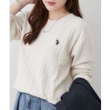 アイボリー | 【U.S. POLO ASSN. ×RMAF】ケーブルプルオーバー | RMAF NICE CLAUP / OLIVE des OLIVE
