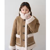 ムートンファースタンドミドル丈コート | RMAF NICE CLAUP / OLIVE des OLIVE | 詳細画像7
