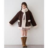 ムートンファースタンドミドル丈コート | RMAF NICE CLAUP / OLIVE des OLIVE | 詳細画像30