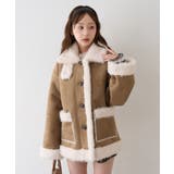 ムートンファースタンドミドル丈コート | RMAF NICE CLAUP / OLIVE des OLIVE | 詳細画像2