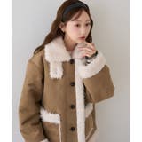 ムートンファースタンドミドル丈コート | RMAF NICE CLAUP / OLIVE des OLIVE | 詳細画像6