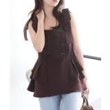 【Seemi】【セットアップ可能】トレンチ風ビスチェ | NICE CLAUP / OLIVE des OLIVE OUTLET | 詳細画像48