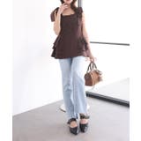 【Seemi】【セットアップ可能】トレンチ風ビスチェ | NICE CLAUP / OLIVE des OLIVE OUTLET | 詳細画像64