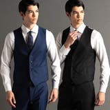 60ブルー | シャイニーツイル リバーシブルベスト | NICOLE