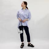 初夏まで使える便利 サファリ型ストライプシャツ | NICOLE OUTLET | 詳細画像18