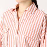 初夏まで使える便利 サファリ型ストライプシャツ | NICOLE OUTLET | 詳細画像4