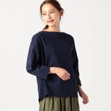 67ネイビー | 【リピート率No1】国産デラヴェ天竺Tシャツ | NICOLE