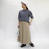 【リピート率No1】国産デラヴェ天竺Ｔシャツ ボーダー | NICOLE | 詳細画像11 