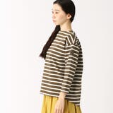 【リピート率No1】国産デラヴェ天竺Ｔシャツ ボーダー | NICOLE | 詳細画像3 