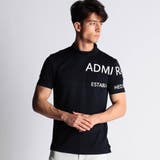 67ネイビー | Admiral別注ロゴボ－ダ－ジャカ－ドモックネックシャツ | NICOLE