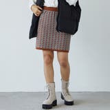 10オレンジ | ダブルジャカードスカート | NICOLE