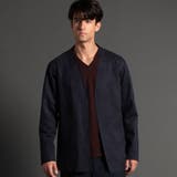 67ネイビー | カットオフボタンレスカーディガン | NICOLE