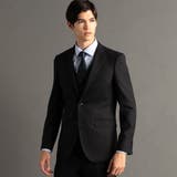 49ブラック | シャドーヘリンボン スーツ | NICOLE