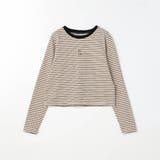 キツネ刺繍リンガーロンTEE | NICOLE | 詳細画像2