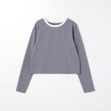 キツネ刺繍リンガーロンTEE | NICOLE | 詳細画像6