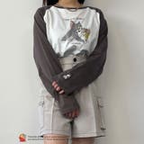 28オフホワイト | 【TOM and JERRY】フォトラグランTEE | NICOLE