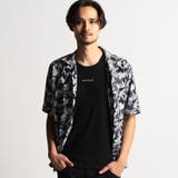 49ブラック | エアプレイドプリントシャツ | NICOLE