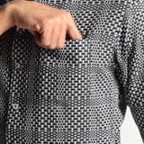 シアードビーチェック7分袖イタリアンカラーシャツ | NICOLE | 詳細画像10