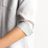 シアードビーチェック7分袖イタリアンカラーシャツ | NICOLE | 詳細画像13