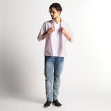 シアードビーチェック7分袖イタリアンカラーシャツ | NICOLE | 詳細画像2