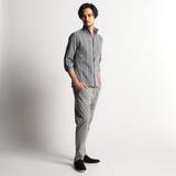 シアードビーチェック7分袖イタリアンカラーシャツ | NICOLE | 詳細画像4