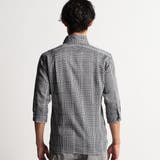 シアードビーチェック7分袖イタリアンカラーシャツ | NICOLE | 詳細画像6