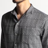 シアードビーチェック7分袖イタリアンカラーシャツ | NICOLE | 詳細画像9