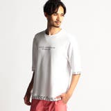 09ホワイト | ダンボールニット5分袖プルオーバー | NICOLE