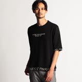 49ブラック | ダンボールニット5分袖プルオーバー | NICOLE