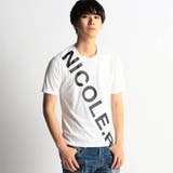 09ホワイト | 【WEB限定商品】ロゴプリント半袖Ｔシャツ | NICOLE