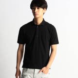 49ブラック | 【WEB限定商品】変形針抜ポロシャツ | NICOLE