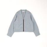 VネックZIPブルゾン | NICOLE | 詳細画像4 