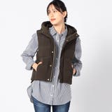 撥水フード付きダウンベスト | NICOLE | 詳細画像1