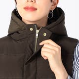 撥水フード付きダウンベスト | NICOLE | 詳細画像10