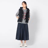 撥水フード付きダウンベスト | NICOLE | 詳細画像5