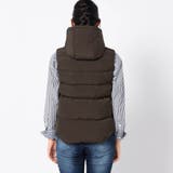 撥水フード付きダウンベスト | NICOLE | 詳細画像7