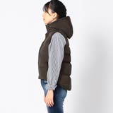 撥水フード付きダウンベスト | NICOLE | 詳細画像8